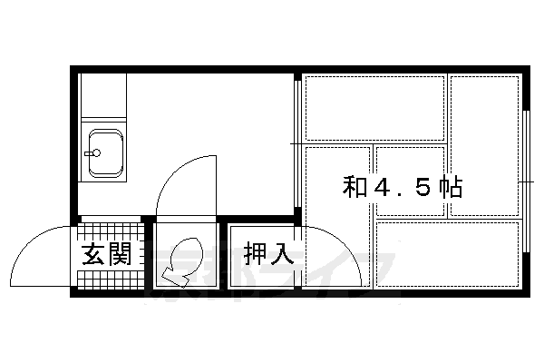 あすか荘の間取り