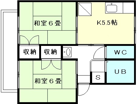 フルースハイムの間取り