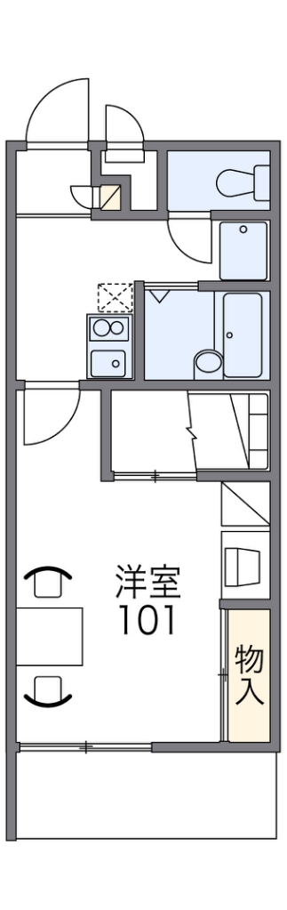 和泉市肥子町のマンションの間取り