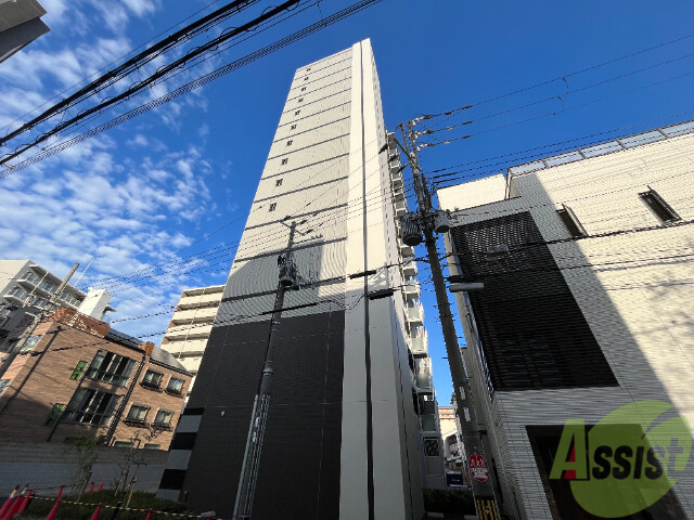 【大阪市北区長柄中のマンションの建物外観】