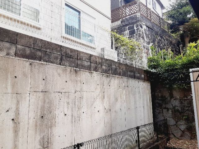 【茨木市南春日丘のアパートの眺望】