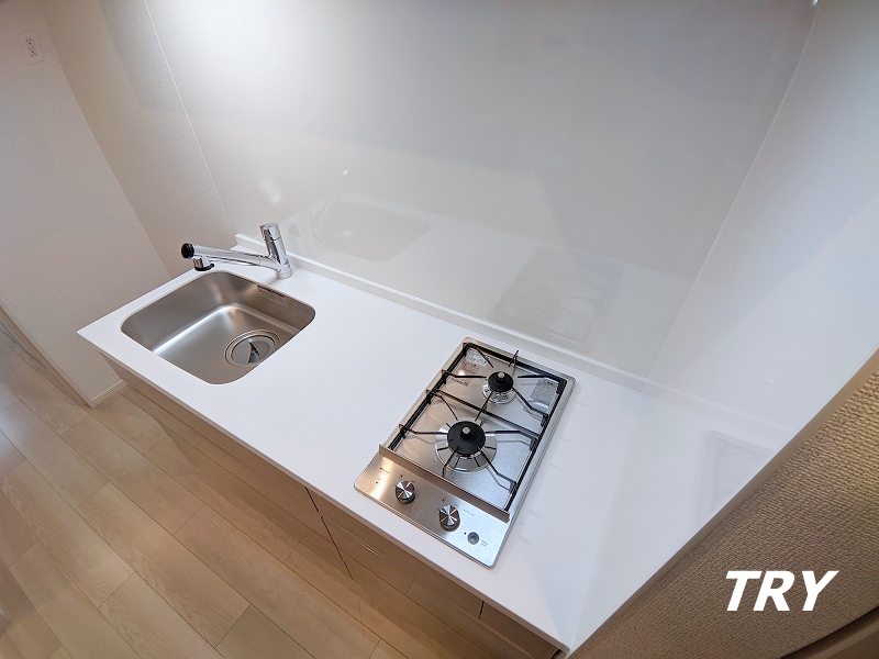 キッチン　2口コンロのシステムキッチン！