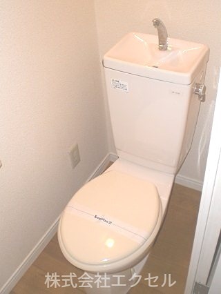 トイレ　清潔感のあるトイレです。