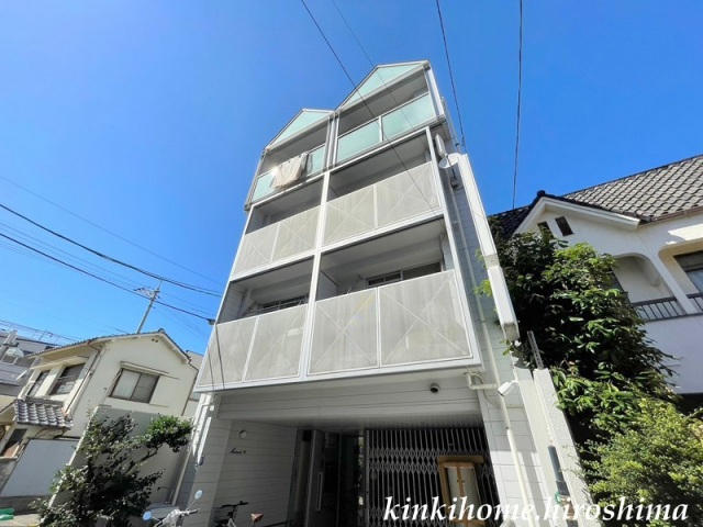 広島市西区都町のマンションの建物外観
