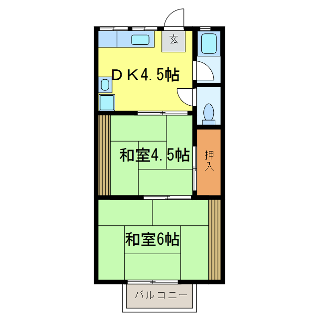 栄マンションの間取り