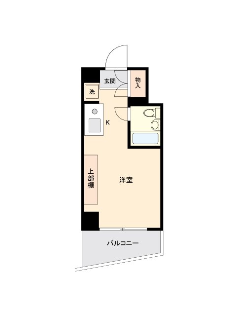 ONE ROOF FLAT NISHIWASEDA 手無 外国籍可の間取り写真