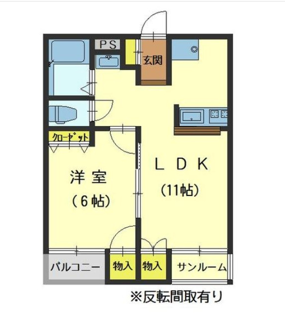 サンリッチ城東の間取り