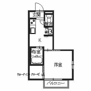 シャーメゾンユタニA棟の間取り