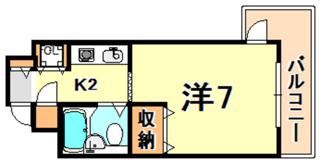 ダンディライオン灘の間取り