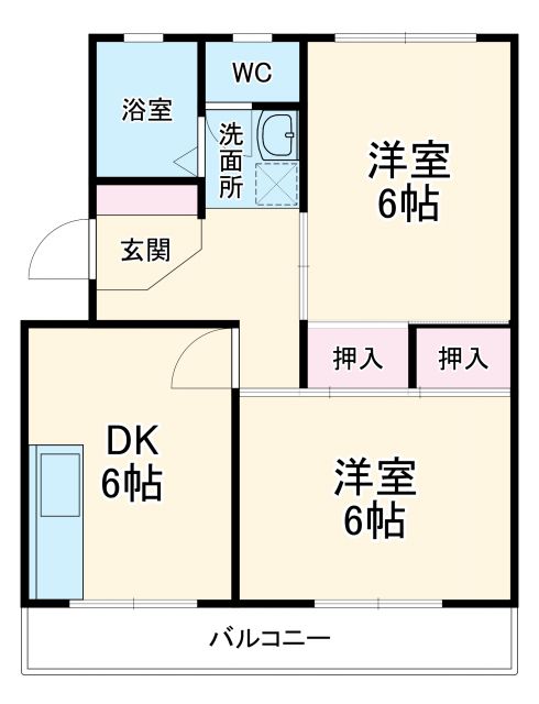 セントポーリアAの間取り