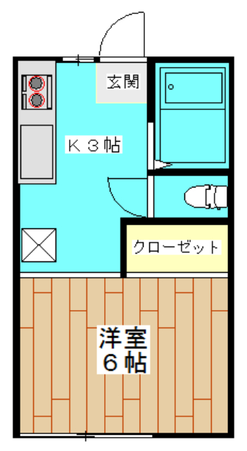 鹿沼ハイツの間取り