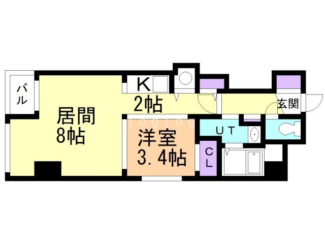 【シャルム大通東の間取り】