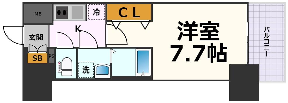 【メイクス名駅太閤の間取り】