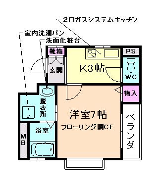 カーサセジオーネの間取り