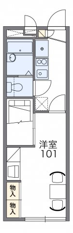 レオパレスISLANDの間取り