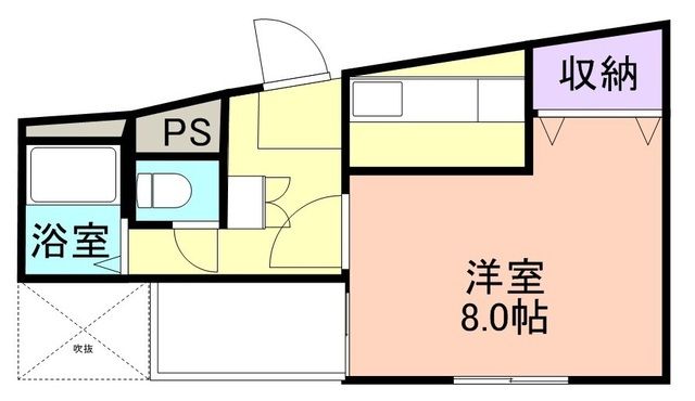 紀の川市名手市場のマンションの間取り