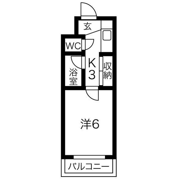 小牧市大字大草のアパートの間取り