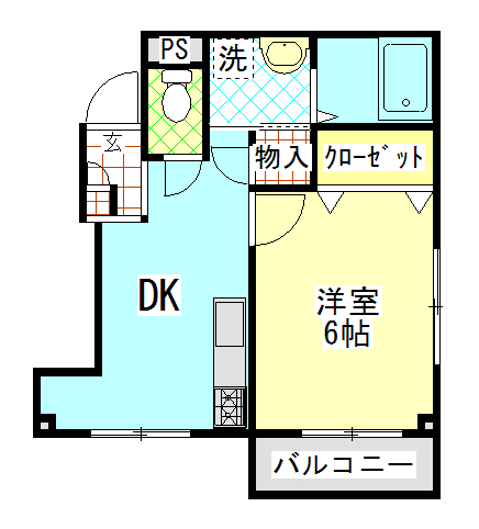 セントラルハイツの間取り