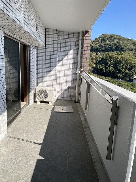 バルコニー　広いバルコニーはゆったりと洗濯物が干せます♪眺望も良好♪