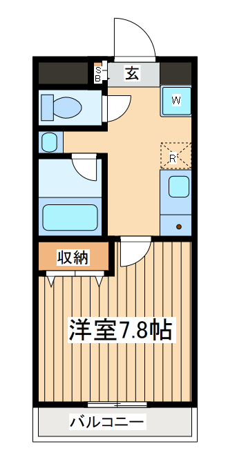 横浜市都筑区大丸のマンションの間取り