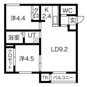 フルシュの間取り