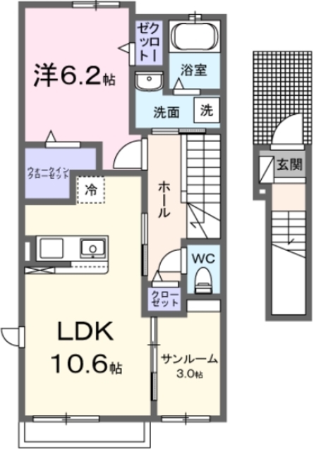 ユイマールSの間取り