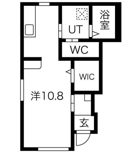 山形市陣場南のアパートの間取り