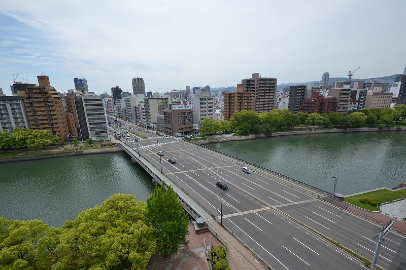 【広島市南区松川町のマンションの眺望】