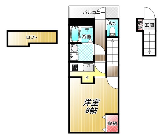 あんしん＋小畑町02-13001の間取り