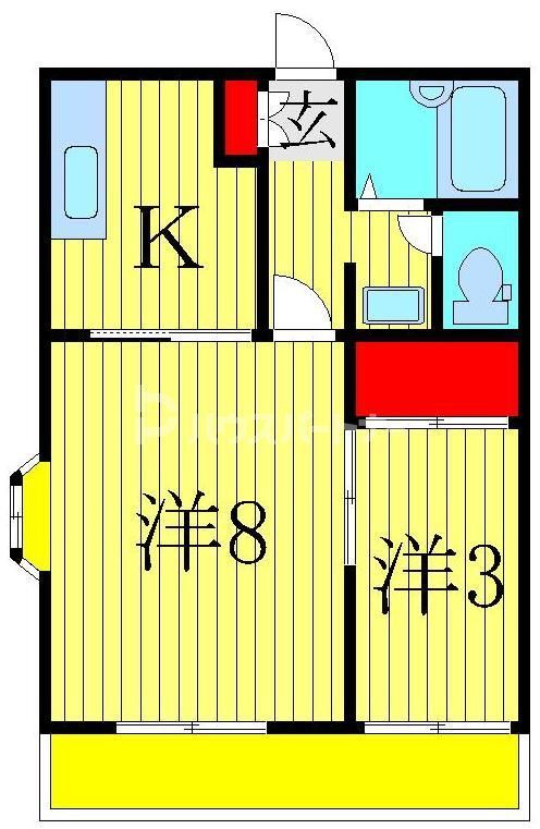 ステップ南柏の間取り