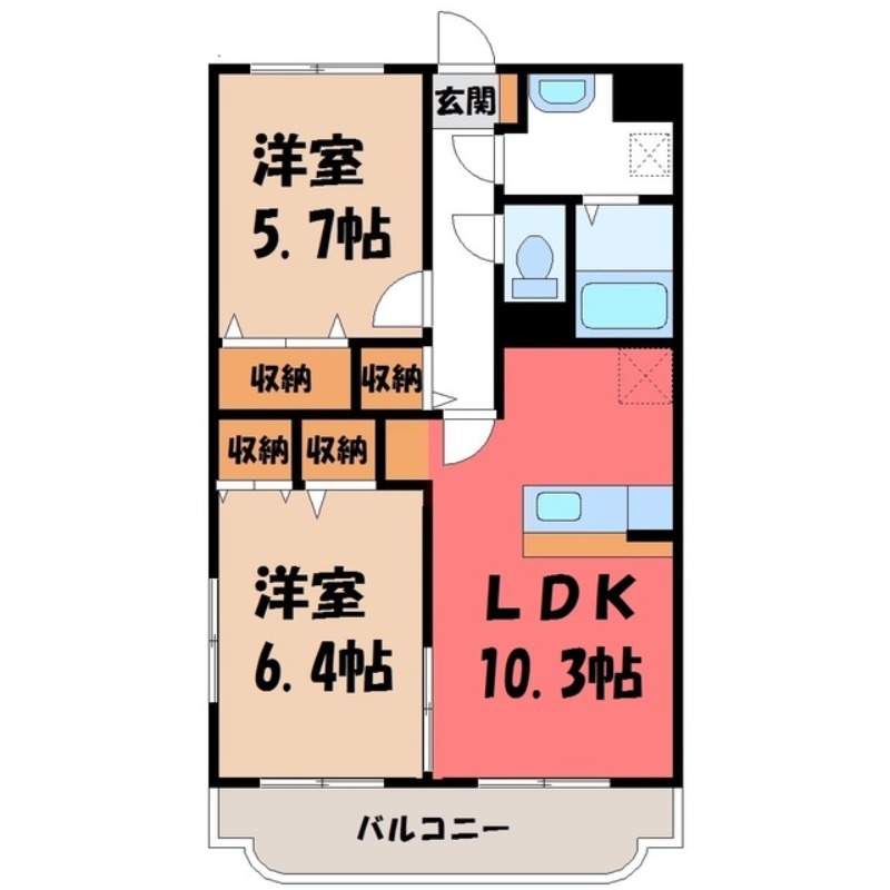 Y＆Mディア小金井の間取り