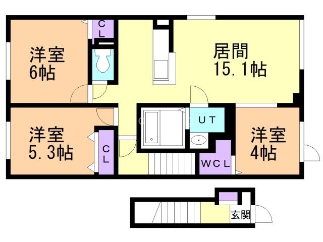 オーブメゾンの間取り