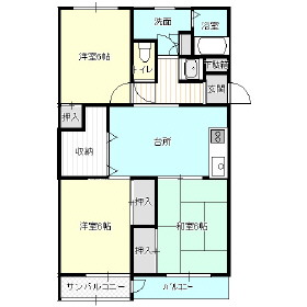 ＪＴマンションの間取り