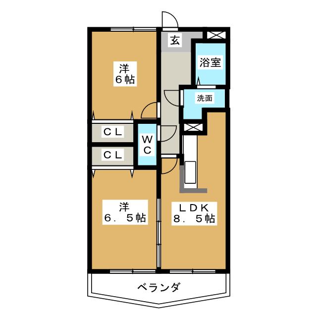 ゼンパーク　Iの間取り