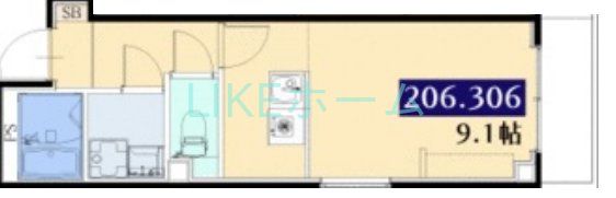 ＳＫビル拾参番館（業）の間取り