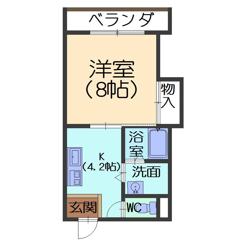 セントポールRYOKEの間取り