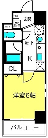 スパシエルクス大宮の間取り