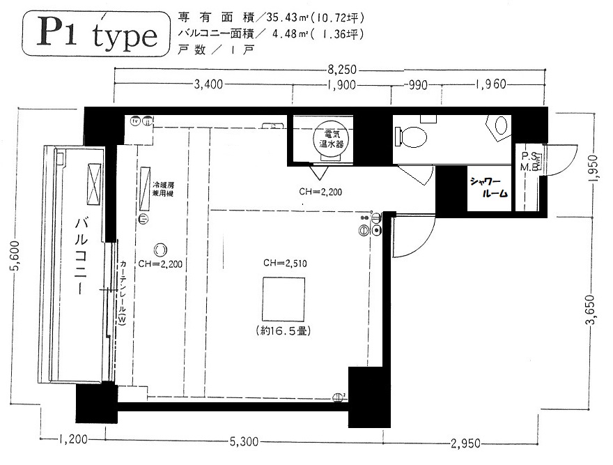 ドルミ五反田アンメゾンの間取り