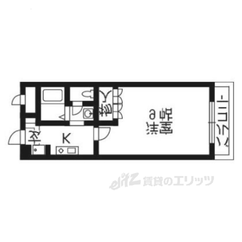 相楽郡精華町大字祝園のマンションの間取り