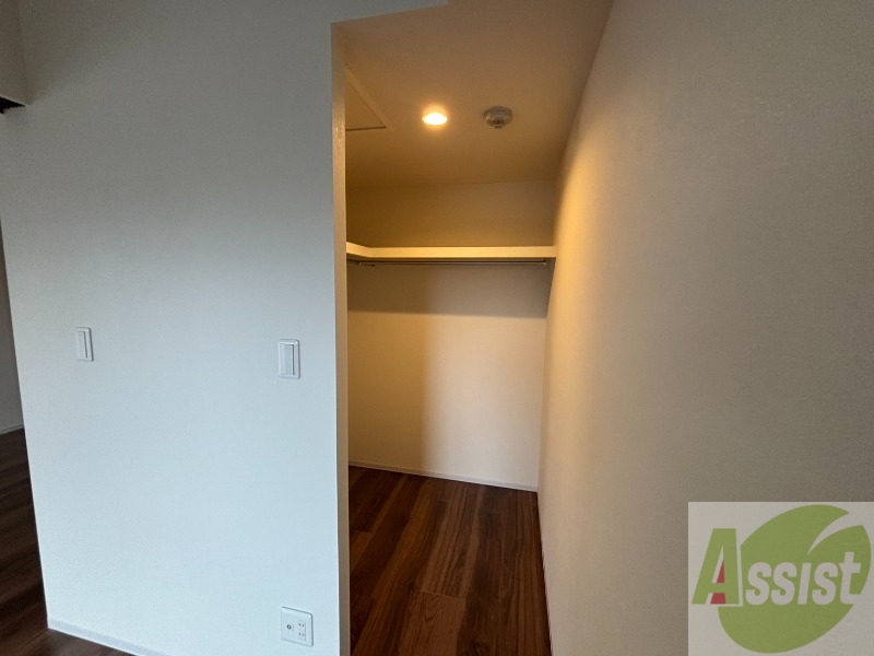 収納　洋室にはクローゼットがあるのですっきり片付きそうです！