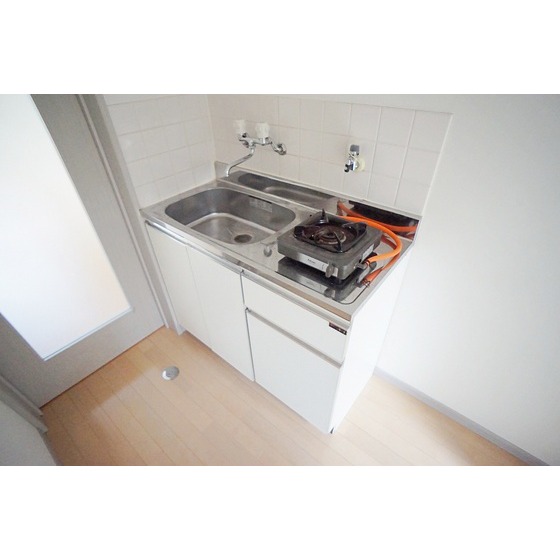 キッチン　ガスコンロ設置可能キッチン