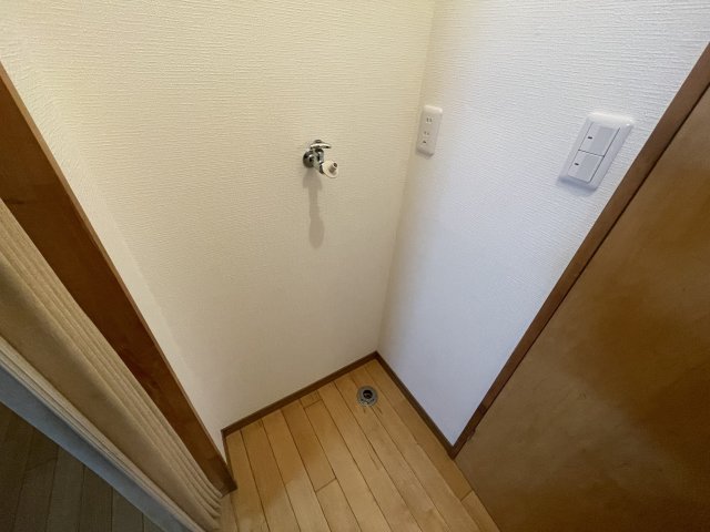 洗面設備　脱衣スペースもあります