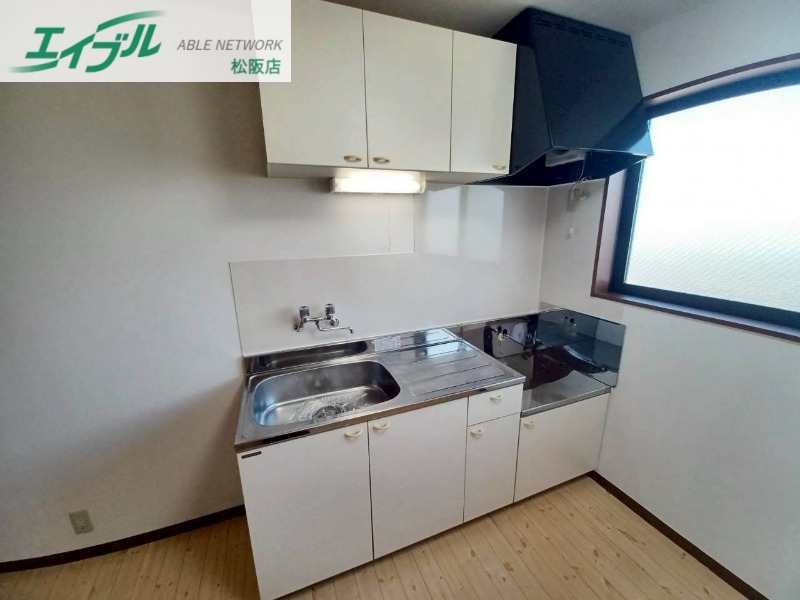 キッチン　ガスコンロ設置可