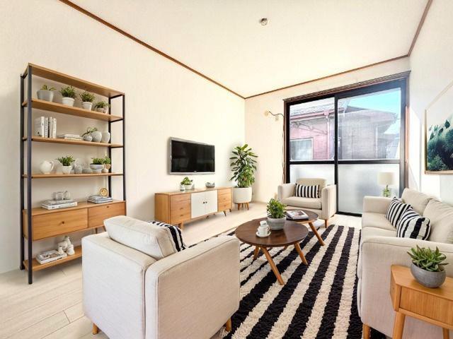 居室・リビング　家具はＣＧ画像です