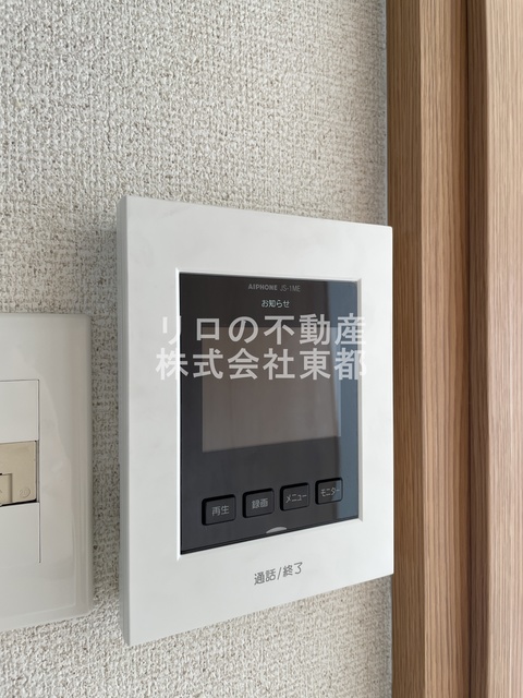 セキュリティ　訪問者が一目で分かるＴＶモニタ付インターホンです！