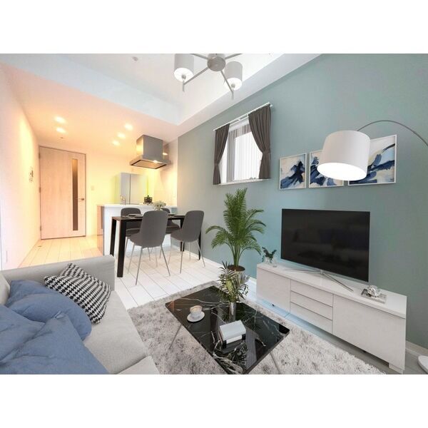 バルコニー　206号室(VR家具)