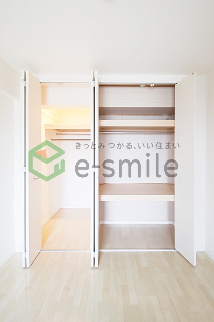 収納　十分な収納スペースがあります