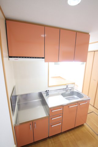 キッチン　ガスコンロ設置可