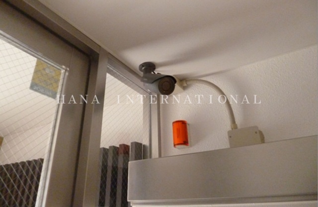 セキュリティ　エントランス防犯カメラです(^^)/