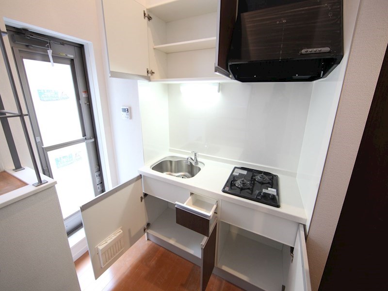 キッチン　システムキッチン（ガス2口コンロ付）